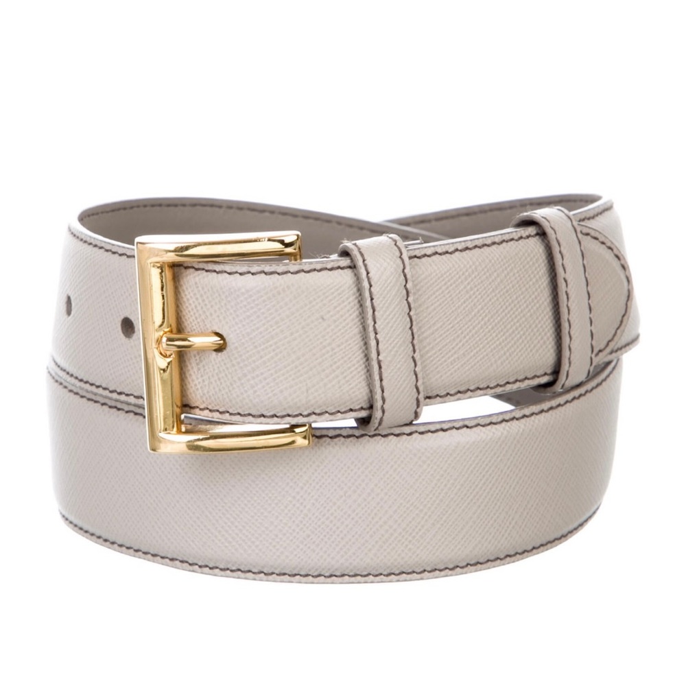 Prada belt- Grey- Great Condition!